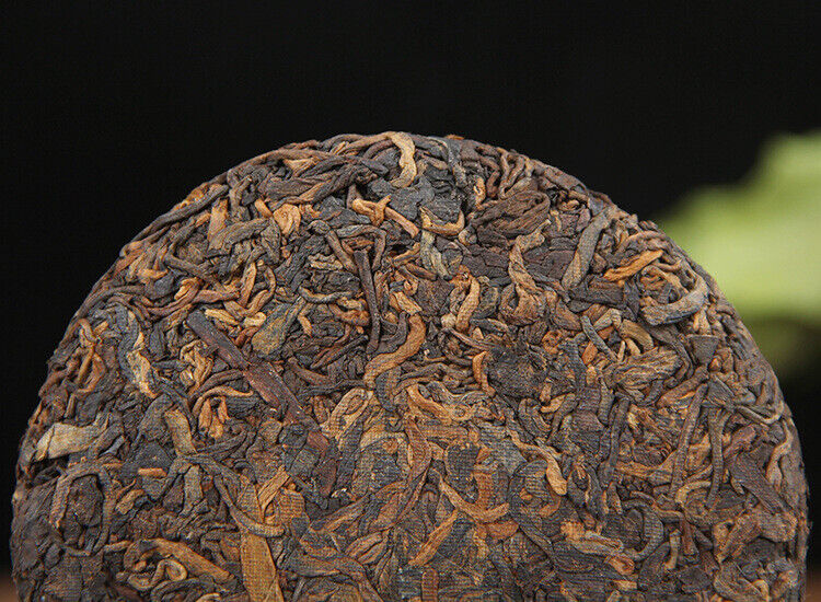 HelloYoung 100g Pu'er tea cake Brown Mountain seven cakes round tea ripening small cake tea
