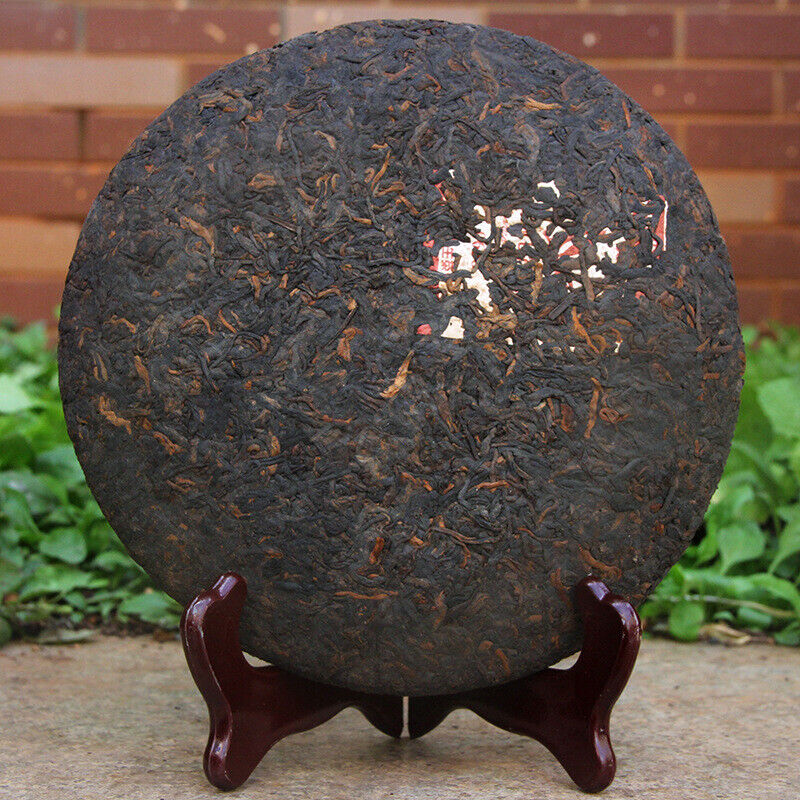 357g  Pu'er Ripe Tea Cake  Old Ripe Tea Yunnan Aged with Jujube Aroma Main image