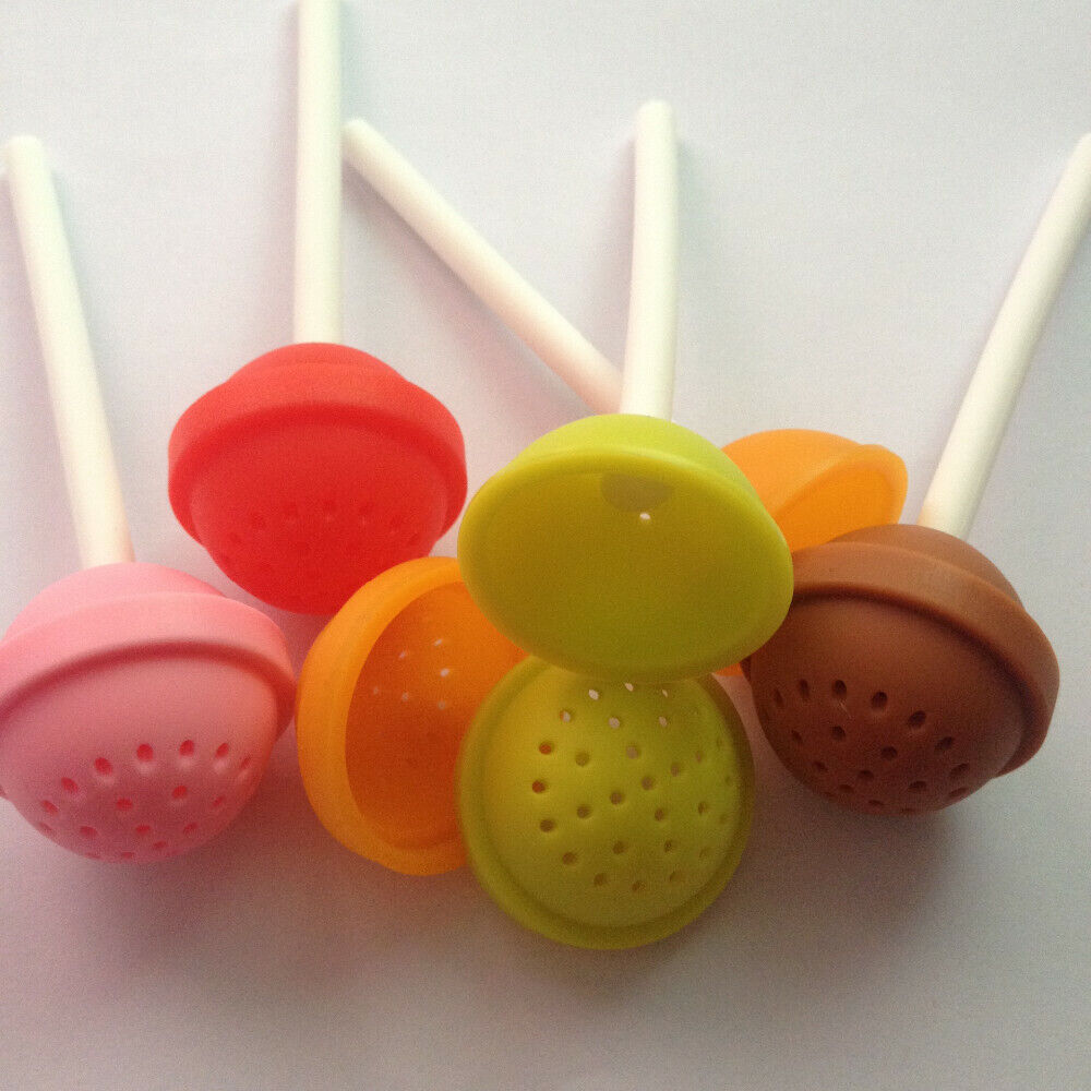 Loose-Leaf Infuser Silicone Tea Lollipop Tea Strainer Diffuser Flower Tea Filter
