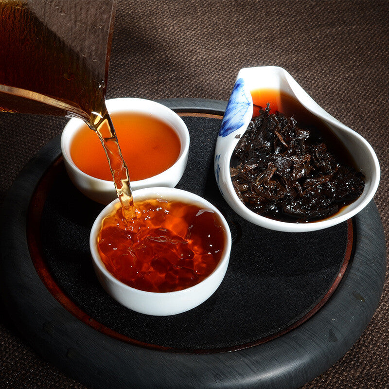 250g Yiwu Ancient Tree Tea Brick Yunnan Pu'er Tea Cooked Tea Brick Tea Main image