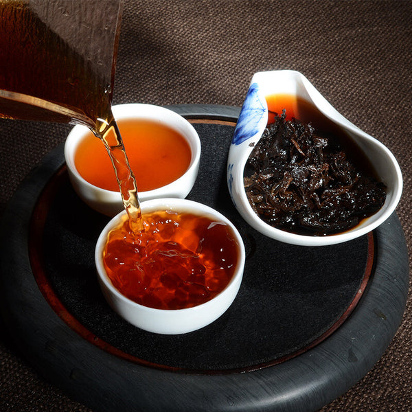 250g Yiwu Ancient Tree Tea Brick Yunnan Pu'er Tea Cooked Tea Brick Tea