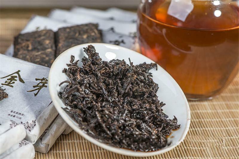 HelloYoung Chinese Yunnan 50g Ripe Puerh Tea Brick Black Tea Top Quality Shu Puer Pu'er Tea