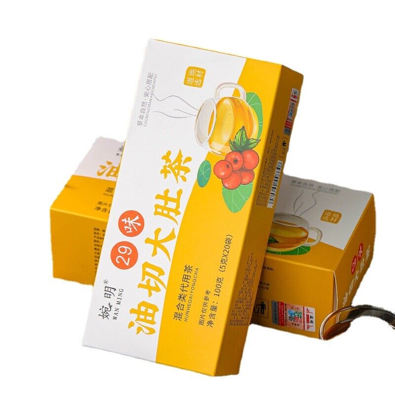 HelloYoung 100g 29 flavors oil-cut potbelly tea ingredients combination non-fat stream tea