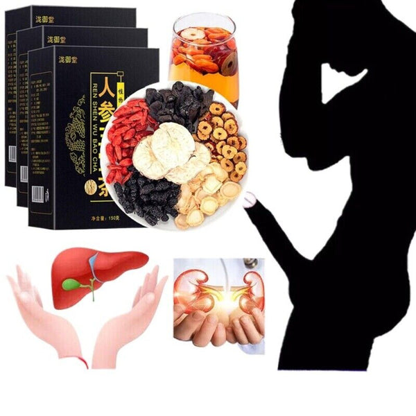 2025 Kidney Tea Ginseng Six Treasure Chinese Herbal