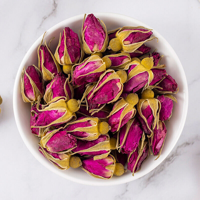 Dried Red Rose Petals Tea - Premium Loose Leaf Rose Tea Stress Relief Improved