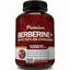 1200mg Berberine Capsules, Natural HCL Extract, Healthy Cholesterol Caps 60 Caps