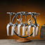 Detachable Goblet Hanging Rack Retro Metal Wine Bottle Holders Home Decorations