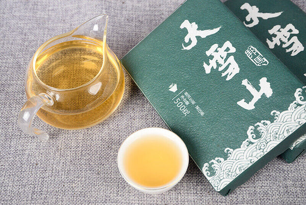 HelloYoung 500g Yunnan Bangma Big Snow Mountain Raw Tea Brick Golden Leaf First Spring Tea