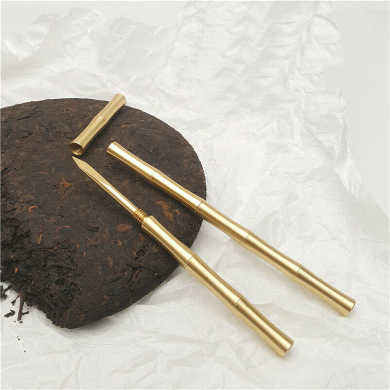Tea Knife Pu Erh Tea Needle Puer Copper Tea Set Box Accessorie Tool Home Supply