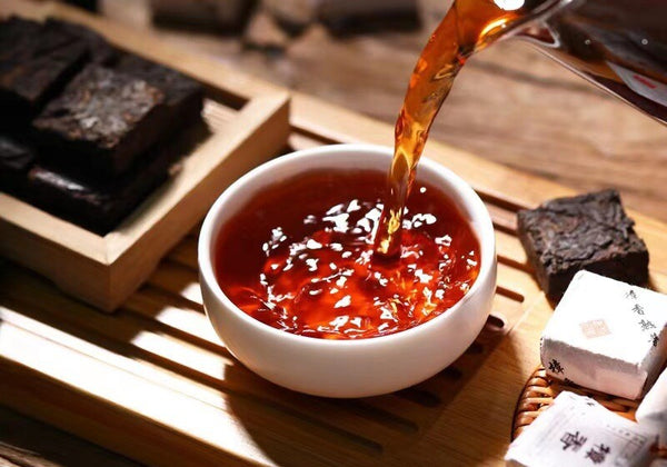500g Yunnan Small Square Brick Pu'er Tea Banzhang Brick Tea Aged Pu'er