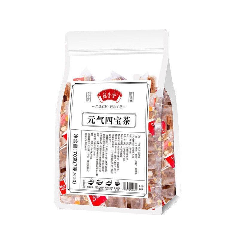 7g*10 Yuanqi Sibao Health Tea Codonopsis Astragalus Yuzhu American Ginseng