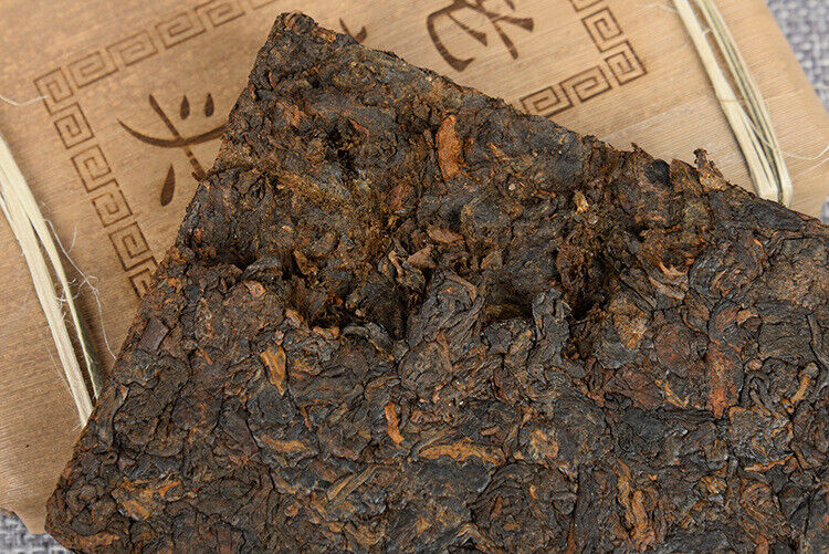 HelloYoung Pu'er Tea Golden Bud Brick 250g Ripe Tea Brick Healthy Drink