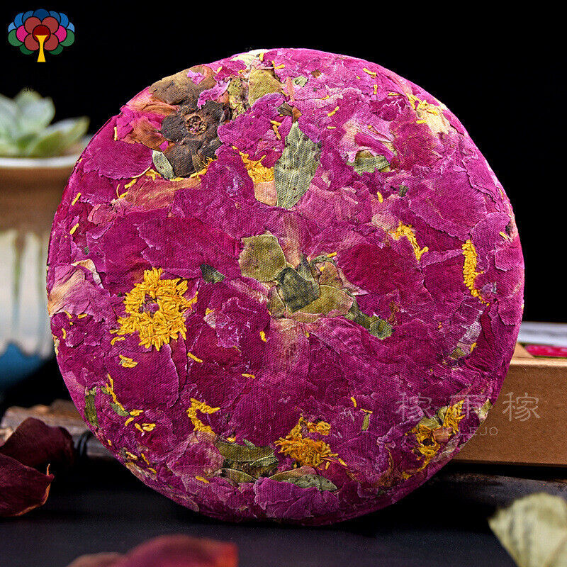 Dried Flower Tea Cake 200g Natural and Healthy Dried Flower Tea Rose Flower Cake