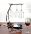 Creative Globlet Holder Wine Rack Metal Bracket Display Stand Gift Bottle Holder