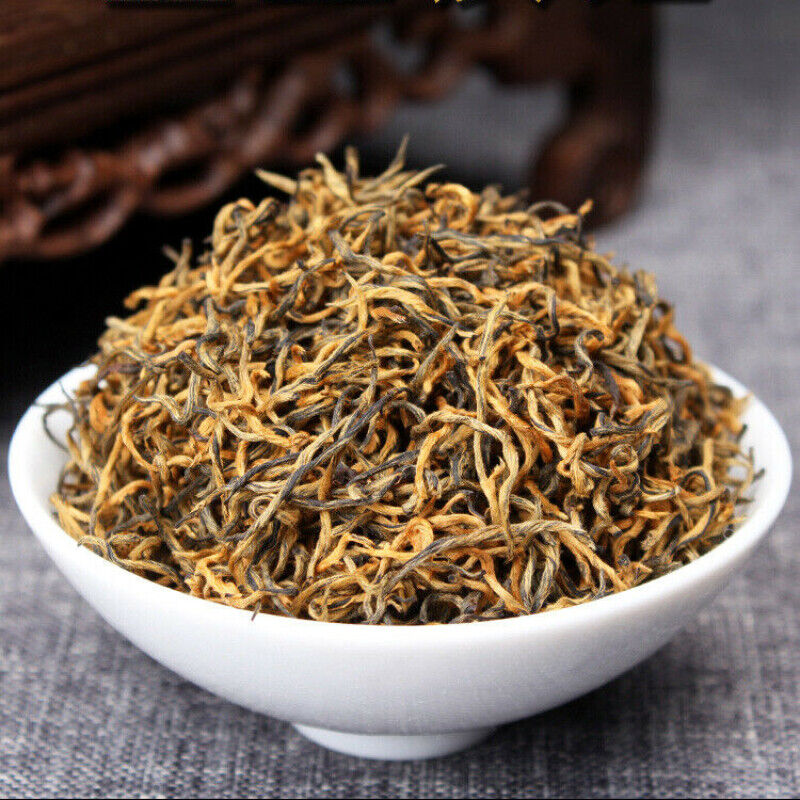 HelloYoung OrganicDianhong Golden Buds JIN SI Dian Hong Gold Yunnan Black Tea 250g