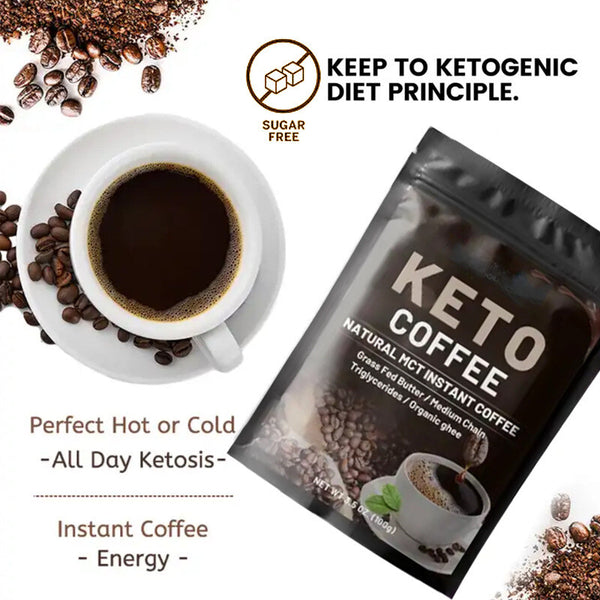 100g Fitness Instant Solid Drink Ketogenic Black Coffee