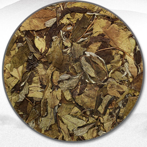 HelloYoung Floral Fragrance Tea Healthy Drink 300g Fuding White Tea Cake Shoumei Green Tea