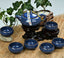7 Pcs Drinkware Gifts  Dehua Colorful Cup Ceramic Tea Set China Kung Fu Tea Cup