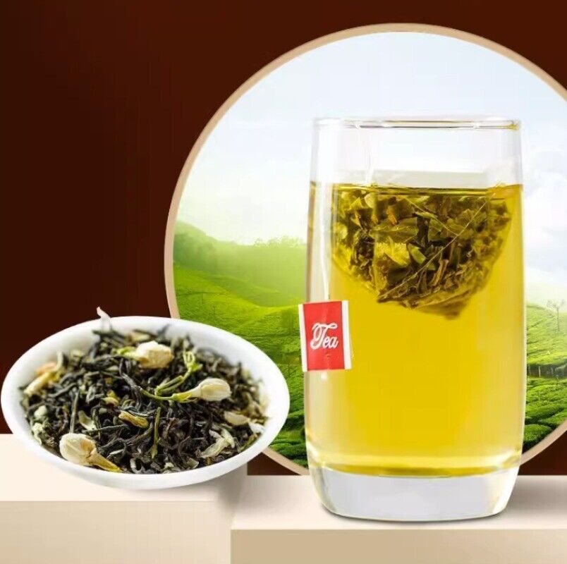 High-Grade Jasmine Tea and Green Tea Leaves Combo for Rich Floral Taste- New Tea Secondary image
