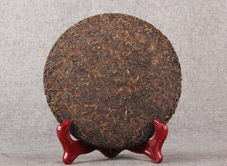 HelloYoung Yunnan Pu'er Ripe Tea Cake 普洱黑茶 传世佳茗 经典普洱熟茶饼357g 勐海古树纯料