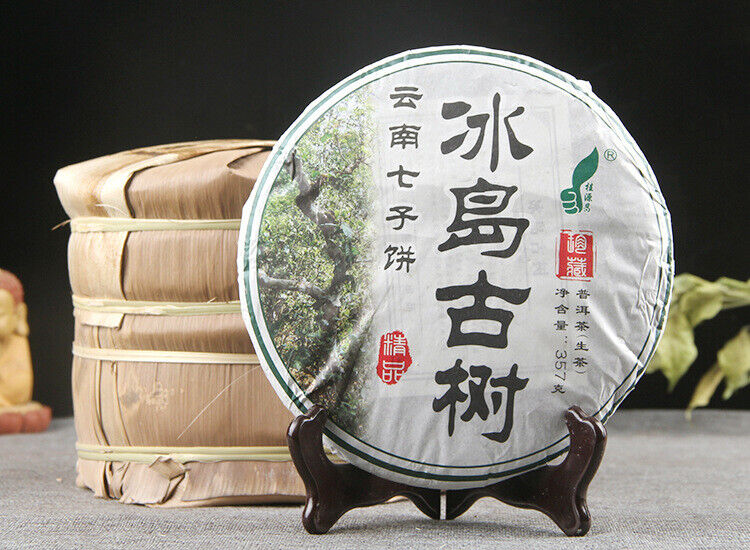 HelloYoung Pu'er Raw Tea Iceland Ancient Tree 357g Yunnan Tea Cake 普洱茶生茶 冰岛普洱古树 357g 云南饼茶