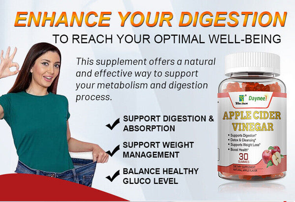 Slim Detox Weight Loss Apple Cider Fit Keto ACV 30 Gummies