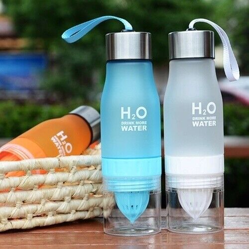 650ML Fruit Juice Water Bottle Infuser Outdoor Sports Portable Shaker Drinkware
