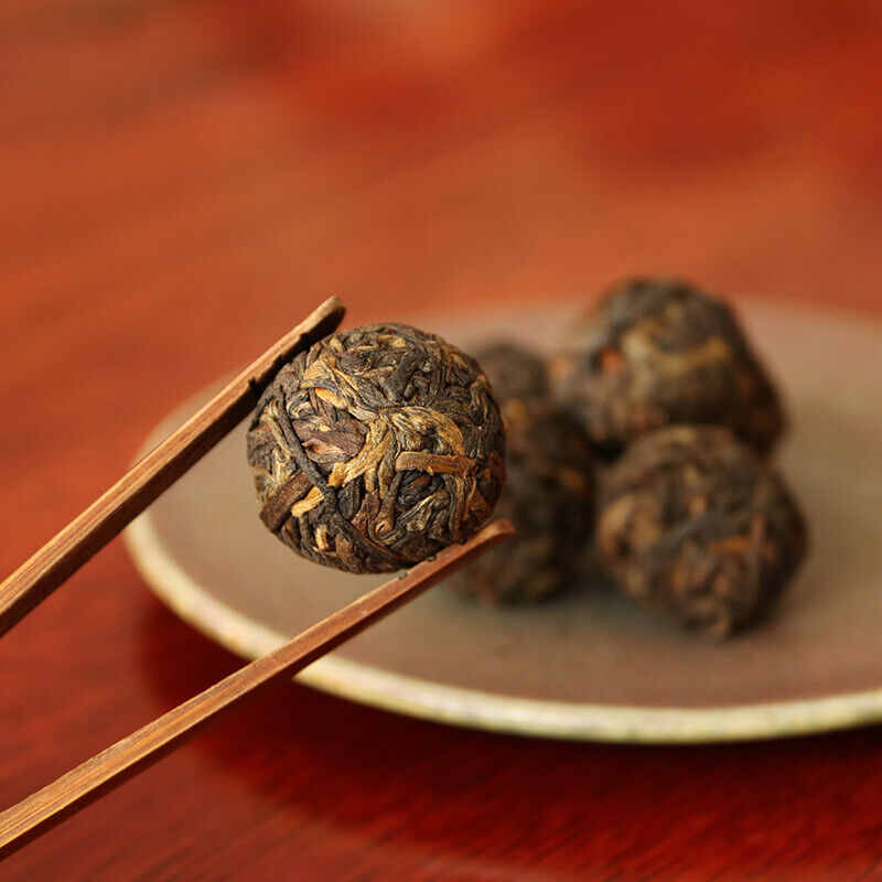 HelloYoung 100g Small Gold Ball Black Tea Organic Dianhong Bud Tea China Yunnan Specialty