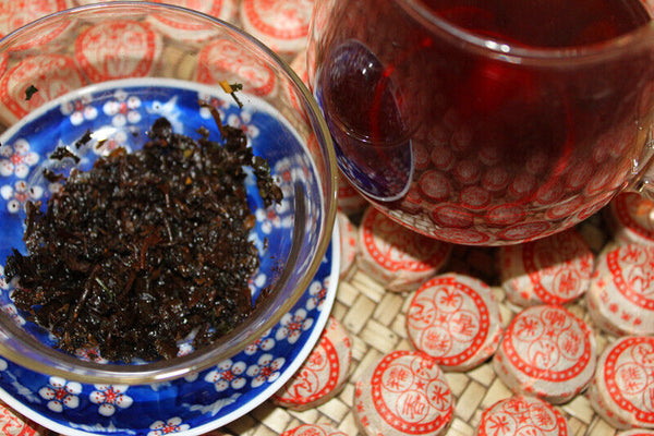 HelloYoung 500g Yunnan Pu-erh Tea Glutinous Rice Fragrance Tuo Tea Ripe Tea 云南普洱茶 糯米香沱茶