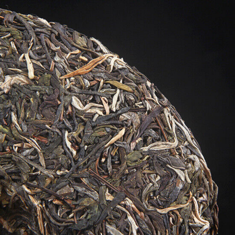 HelloYoung 357g Green Tea Yunnan Pu'er Tea Cha Tea Cake Menghai Bada Mountain Arbor Tea