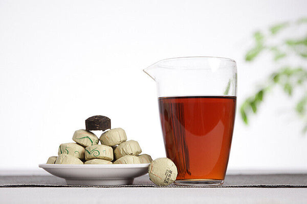 500g Yunnan Puerh Tea,Golden Dawn Glutinous Fragrance Tuo Tea,Miniature Ripe Tea