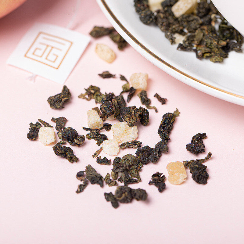 Premium White Peach Oolong Tea Bags with Honey Peach Flavor Cold Brew 30g