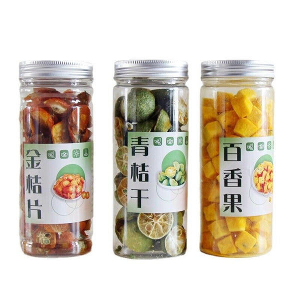 HelloYoung Green orange lemon passion fruit tea kumquat slices summer cold brew tea bottle