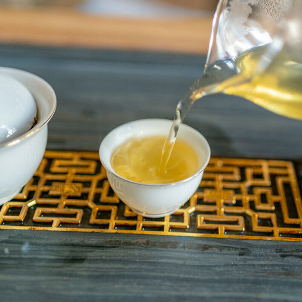 HelloYoung 400g Yunnan Ancient Pu'er Seven Seed Cake Tea DaXueshan Handle Tea Pu'er Raw Tea