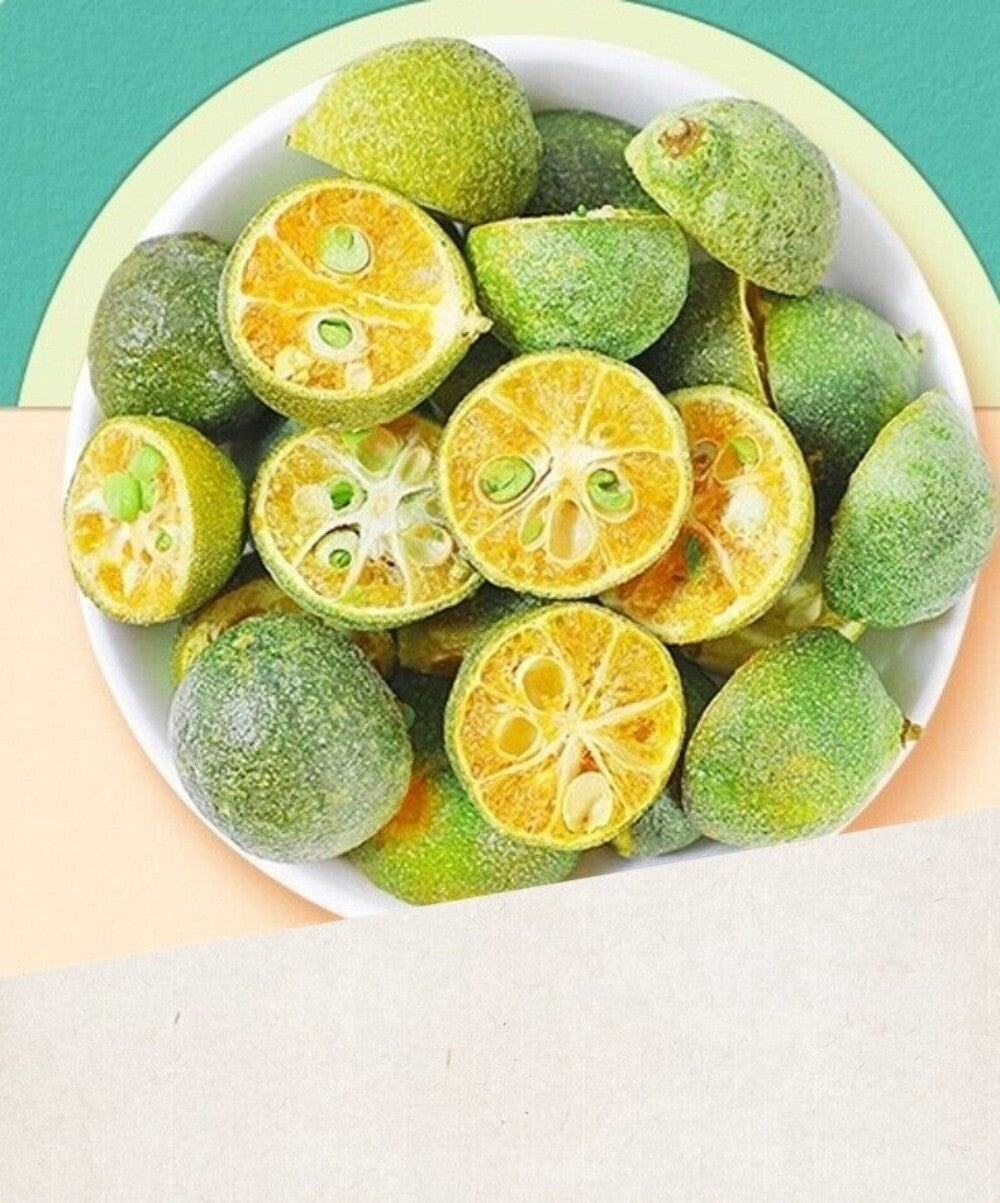 Freeze Dried Green Kumquat 500g Natural Sweet Sour Snack Healthy Citrus