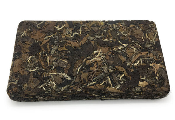 HelloYoung 350g Fuding white tea Shoumei tea brick old white tea brick alpine Panxi