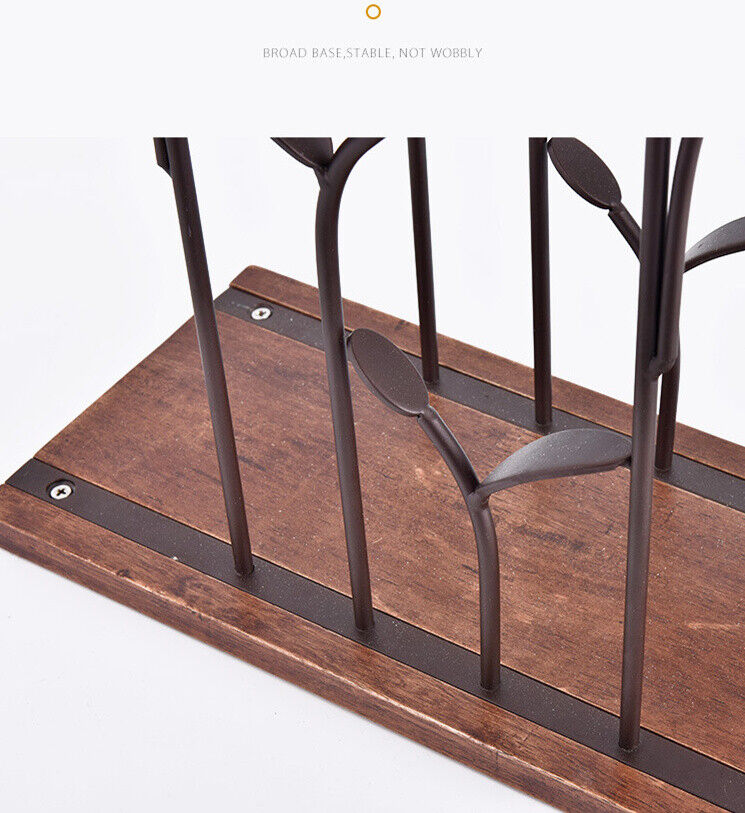 Iron Wine Bottle Holder Nordic Style Wine Rack Retro Shelf Bar Accessories Gift