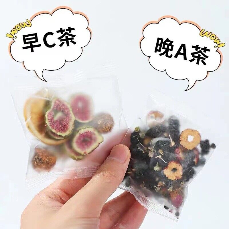 HelloYoung Rosa roxburghii black goji berry mulberry lemon slice combination tea