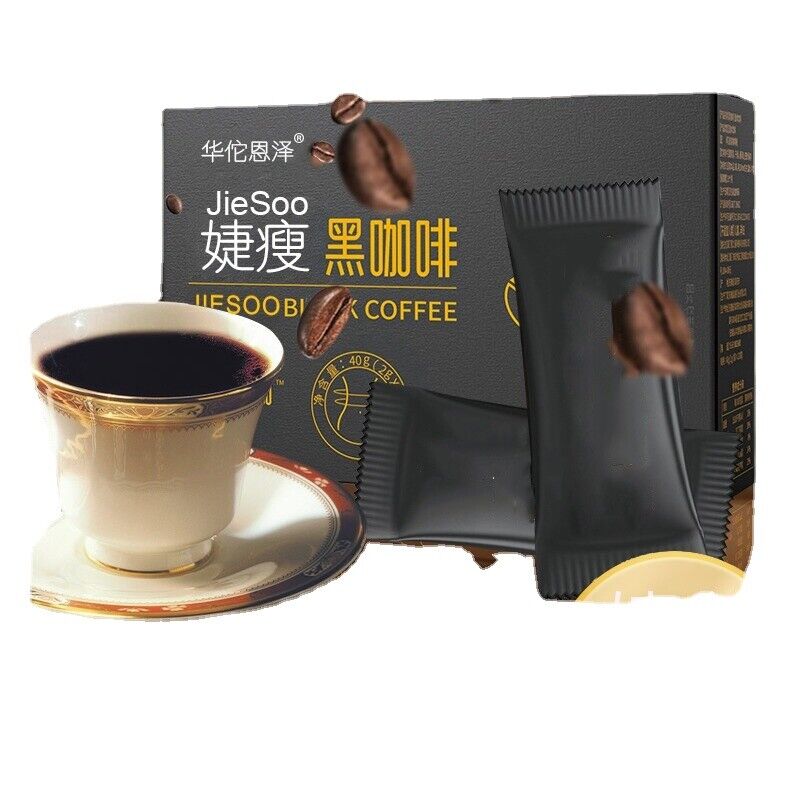 Jet Lean Black Coffee Solid Drink Instant Coffee Satiety Meal Replacement 40g Secondary image
