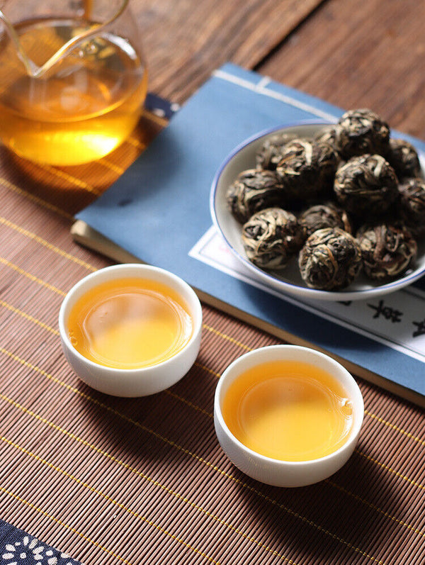 HelloYoung 500g 8g/pc Icelandic Dragon Pearl Pu-erh Raw Tea Handmade Dragon Pearl Tuocha