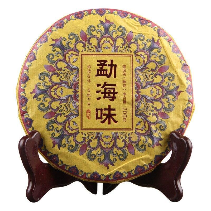 2020 Old Mellow Ripe Puer Tea,Menghai Flavor Shu Puer Tea Collection 200g/pc Secondary image