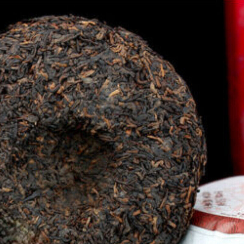 HelloYoung 150g Menghai Dayi Ripe Pu-erh Tea Cake Wu Zi Deng Ke Puer