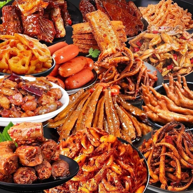 Vegetarian Flavored Snacks Bulk Pack Spicy Snack Gift Box Mixed Savory Secondary image