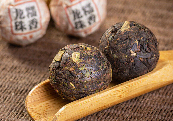 500G Yunnan Pu'er Tea Glutinous Fragrant Xiaotuo Old Ripe Tea Dragon Ball Tea