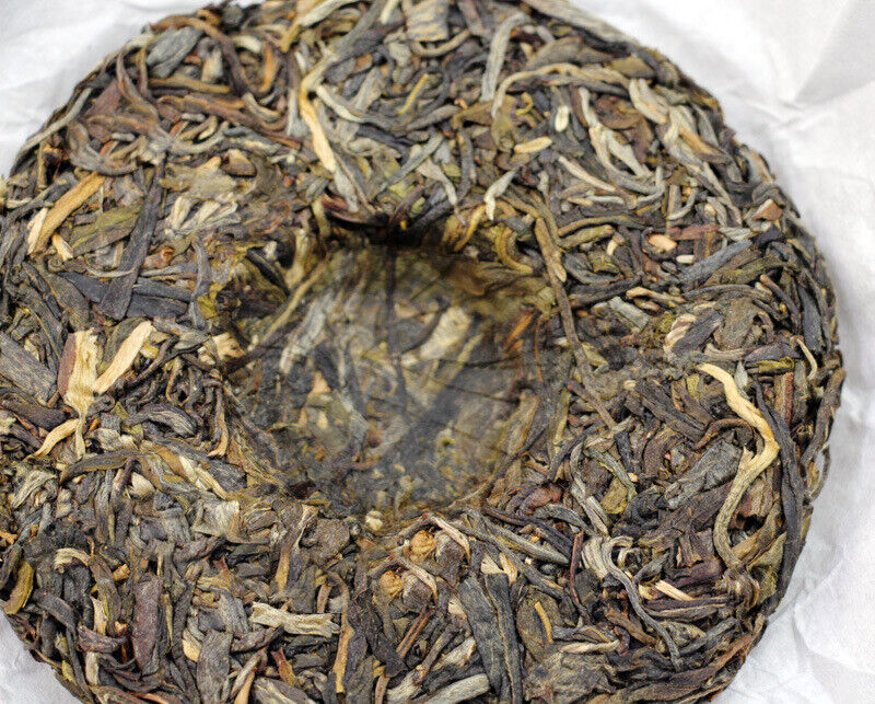 HelloYoung 100g 10 Cakes Yunnan Sleeping Deer Mountain Pu'er Tea Raw Cake Tea Wuqiu Shan