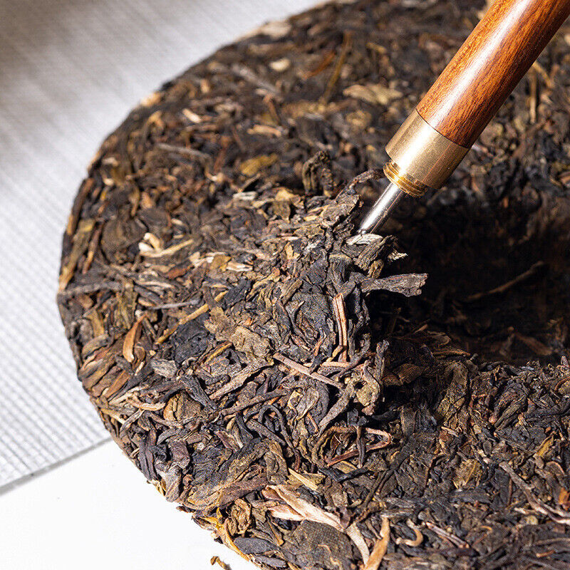 HelloYoung Yunnan Puerh Tea Puerh Tea Cake Raw Tea Man Song Sheng Pu 357g/12.59oz