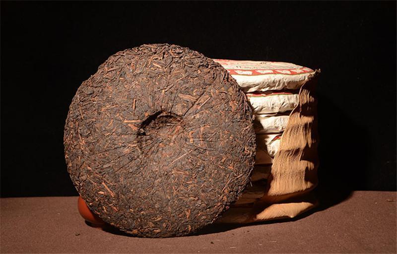 357g Classic Old Ripe Pu-erh Tea Cake Yunnan Tea Original Flavor Black Puer Tea