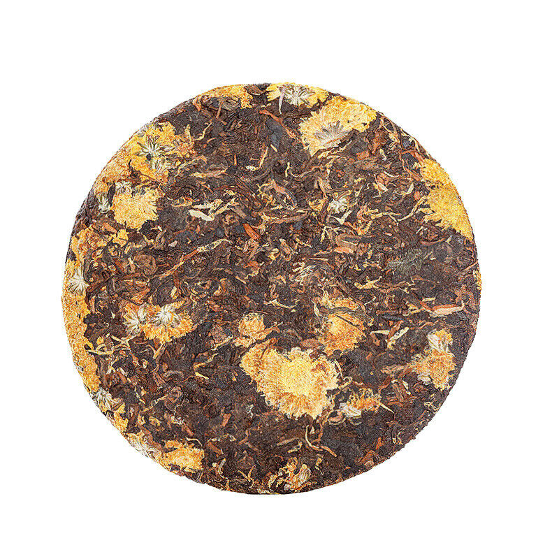 Puerh Tea Cake Cooked Puerh Chrysanthemum Puerh 357g Tea Puerh Tea Secondary image