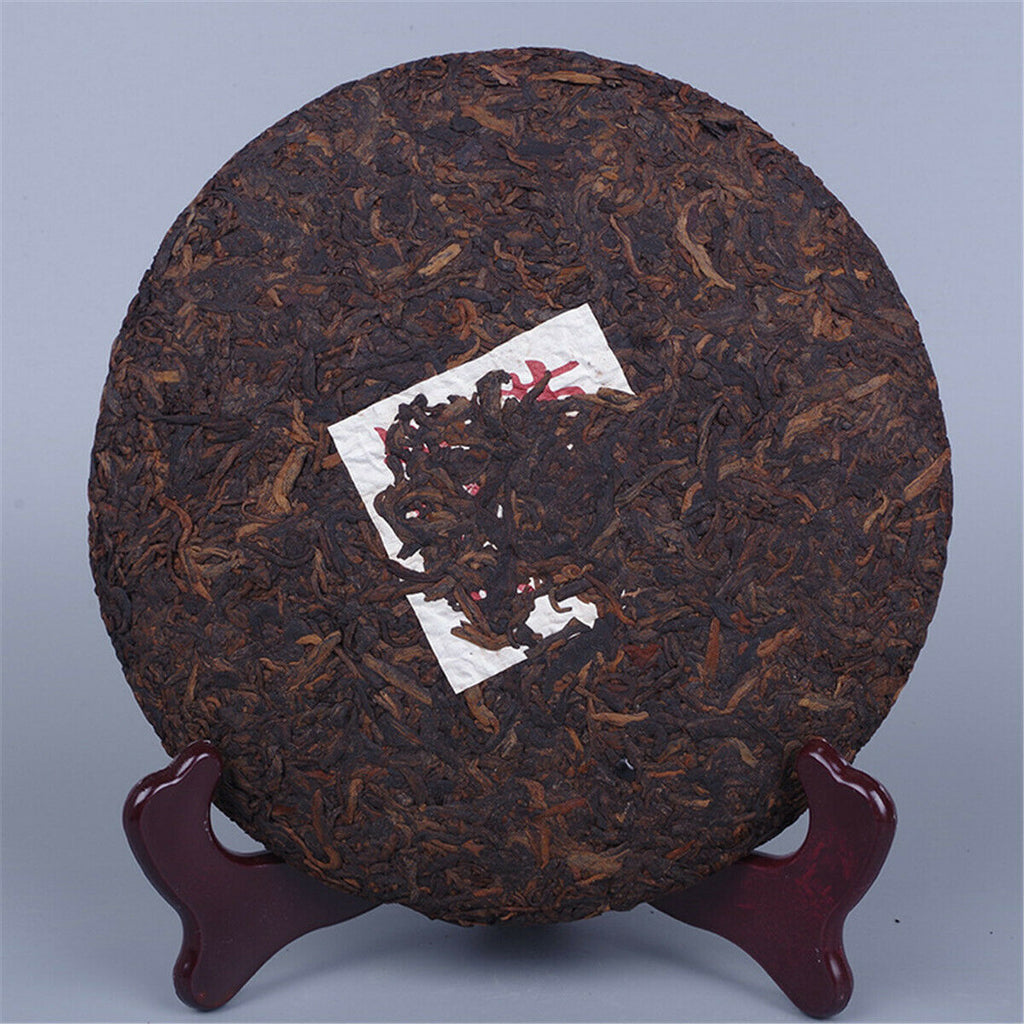 HelloYoung 357g Yunnan Pu-erh Tea Black Tea Cake Natural Ripe Pu'er Tea Chinese Sheng Cha