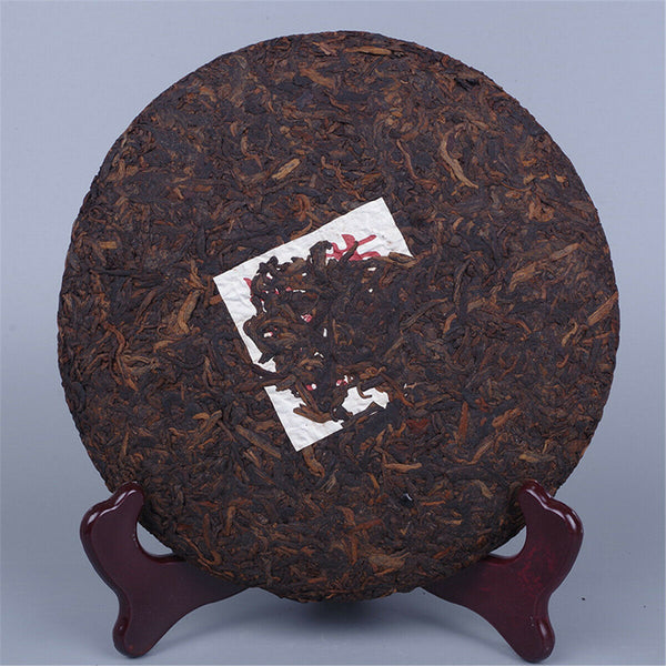 HelloYoung 357g Yunnan Pu-erh Tea Black Tea Cake Natural Ripe Pu'er Tea Chinese Sheng Cha
